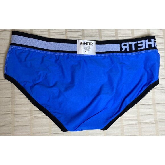 Bshetr Mens Underwear Brief 5-pack, cotton low rise, multi color, New - Picture 4 of 7